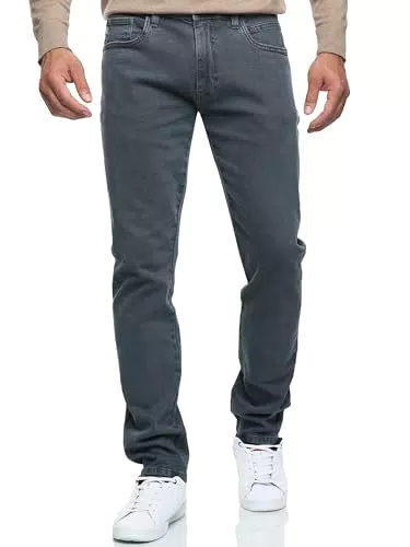Indicode INSamario Herren Jeanshose aus 99% Baumwolle mit 5 Taschen