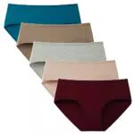 INNERSY Damen Baumwolle Stretch Hipster Unterwäsche Pantys für Sport