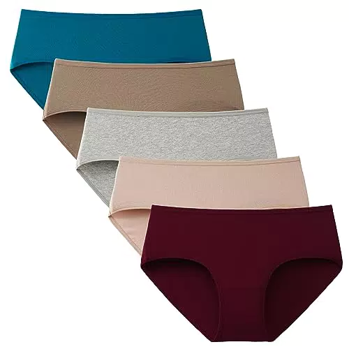 INNERSY Damen Baumwolle Stretch Hipster Unterwäsche Pantys für Sport