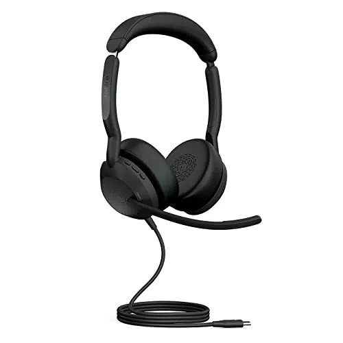 Jabra Evolve2 50 - Kabelgebundenes Stereo-Headset mit ANC für MS Teams