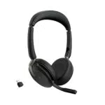 Jabra Evolve2 65 Flex - Bluetooth-Headset mit ANC und drahtlosem Ladepad