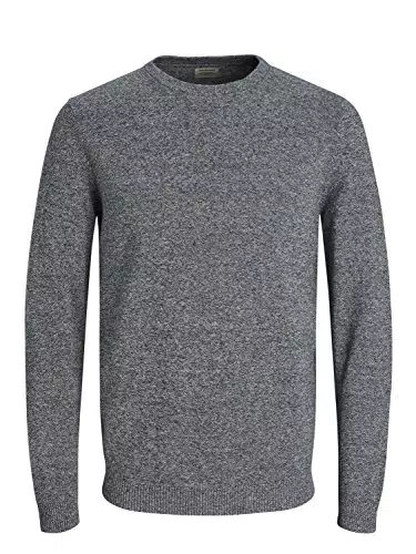 JACK & JONES Dünner Langarm Strickpullover Rundhals JJEBASIC für Herren