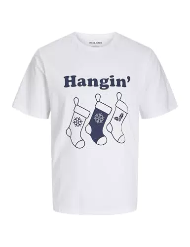 JACK&JONES Jjxmas Funny T-Shirt für Herren mit Rundhalsausschnitt
