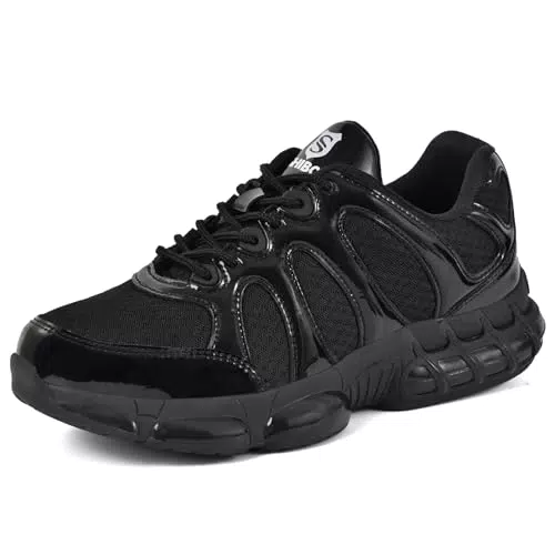 JACKSHIBO Sicherheitsschuhe für Herren und Damen - Atmungsaktive Stahlkappenschuhe