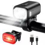KCCYB Fahrradlicht Set – StVZO zugelassen, wasserdicht mit intelligentem Bremslicht