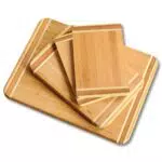 KESPER Schneidebrett aus Bambus, 38 x 28,5 x 1,6 cm, Modell 58129