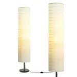 LALISU Stehlampe Papier Lampe Moderne Stehlampen mit Lampenschirm