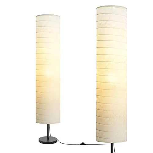 LALISU Stehlampe Papier Lampe Moderne Stehlampen mit Lampenschirm