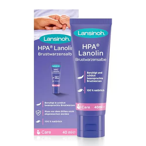 Lansinoh HPA Lanolin Brustwarzensalbe - 100% natürlich & klimaneutral