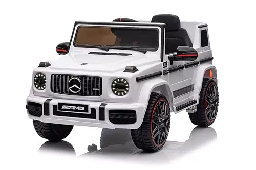 LEADZM Kinder Elektroauto Mercedes G63 mit Fernbedienung und Stoßdämpfer