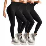 Leafigure High Waist Leggings Damen für Sport und Yoga