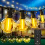 Lichterkette LED Outdoor G40 – Wetterfeste Gartenbeleuchtung mit Fernbedienung