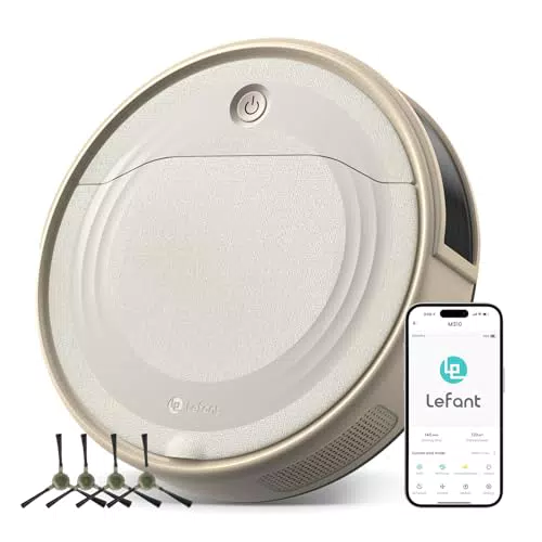 LEFANT Saugroboter M310G – 4500Pa, HEPA-Filter, WLAN, ideal für Tierhaare und Teppiche