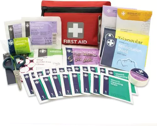 LEWIS-PLAST Erste Hilfe Kit - Hochwertiges Notfallset für Camping und Schule