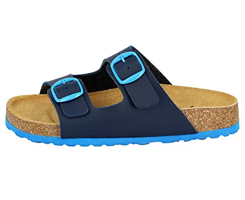 Lico Herren Bioline Kids Pantoletten, Marine Blau