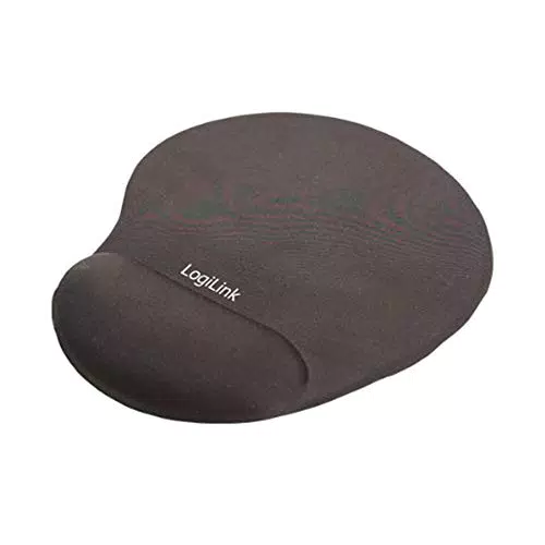 LogiLink ID0027 Mauspad mit Silikon Gel Handauflage für ergonomisches Arbeiten