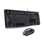 Logitech MK120 Kabelgebundenes Tastatur- und Maus-Set für Windows QWERTY