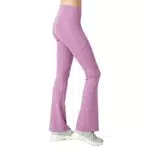 Damen Bootcut Yogahose mit hoher Taille für Workouts - Yoga Leggings mit Bauchkontrolle