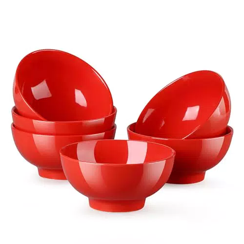 LOVECASA Müslischalen aus Porzellan, Serie Sweet, 660 ml, 15 cm