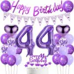 Luftballons Geburtstag Deko für Frauen - 44. Geburtstag Dekoration
