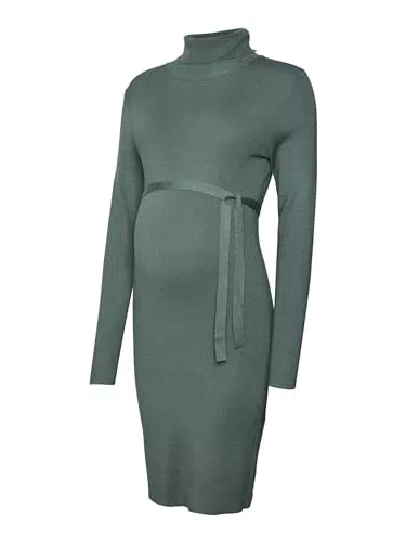 MAMALICIOUS Strickkleid für Schwangere – Stilvolles Umstands-Kleid