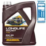 MANNOL Longlife 504/507 5W-30 Motoröl 5 Liter