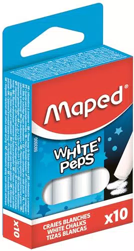 Maped Kreide Peps M593500 - Runde Kreide für kreatives Arbeiten