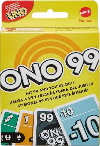 Mattel Games HHL37 - ONO 99 Kartenspiel für Kinder und Familien ab 7 Jahren