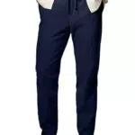 Meilicloth Herren Leinenhose Einfarbig Lang Leicht Loose Fit Freizeithose