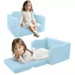 MeMoreCool Kindersofa Ausklappbar – Bequemes 2-in-1 Schlafsofa für Kinder