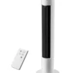 Midea Turmventilator mit Fernbedienung - Leise und mobil - Timer und 3 Geschwindigkeiten - Schwarz