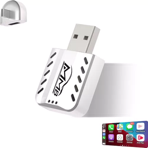 MMB CarPlay Adapter – Kabellose Verbindung für iPhone, kompatibel mit iOS 10+