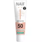 Naïf Mineralische Sonnencreme LSF 50 für Baby und Kind - Wasserresistent, Ohne Mikroplastik
