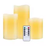 Nancia LED Kerzen – Flammenlose Dekorationskerzen mit realistischer Flamme