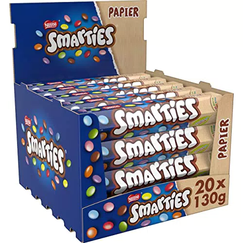 Nestlé SMARTIES Schokolinsen Hexagonrolle – Bunte Nascherei für jeden Anlass