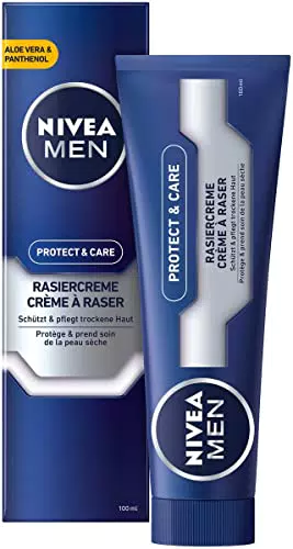 NIVEA MEN Protect & Care Rasiercreme für eine sanfte und hautschonende Rasur