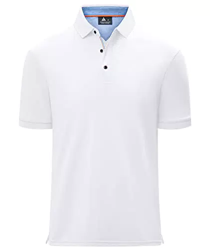 onedog Poloshirt Herren Kurzarm Casual Design mit Knöpfen für Tennis und Golf