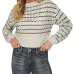ONLASA LS O-Neck Pullover für Damen – Stilvoller Strickmode
