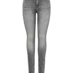 ONLY Damen Jeans Ultimate King 15077793 Black Denim Slim M/30