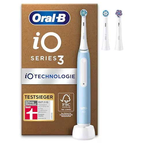 Oral-B iO Series 3 Plus Edition Elektrische Zahnbürste mit 3 Putzmodi