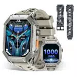 OUKITEL BT80 Smartwatch Herren, 5ATM wasserdicht, 2,13 AMOLED, 100+ Sportmodi