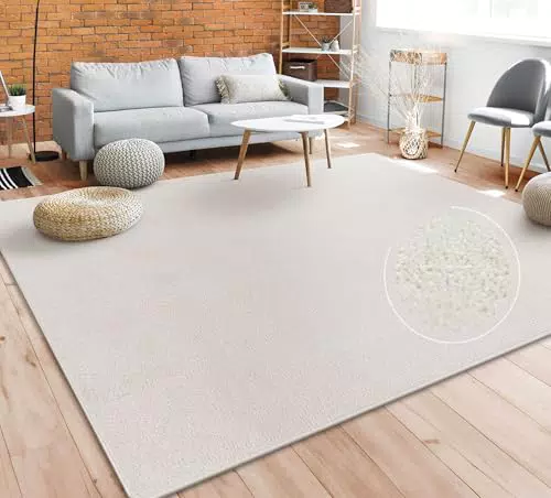Moderne Teppiche für Wohnzimmer und Schlafzimmer – Kurzflor in Pastell-Optik