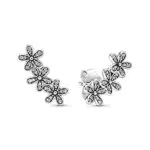 PANDORA Moments Gänseblümchen Ohrstecker aus Sterling Silber mit Cubic Zirkonia