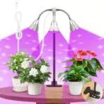 LED Pflanzenlampe Vollspektrum mit Schwanenhals und Zeitschaltuhr – 3 Lichtmodi