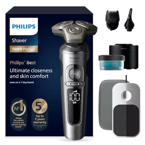 Philips Rasierer S9000 Prestige - Elektrischer Nass- und Trockenrasierer