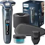 PHILIPS Shaver Series 7000 – Elektrischer Rasierer mit Trimmer und Reiseetui S7887/35