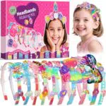 Pourbibi Haarreifen für Mädchen – Kreatives Bastelset ab 3 Jahren, ideales Geschenk