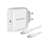 PowerLot 65W GaN USB C Ladegerät mit 1.8M Kabel – Schnellladegerät für MacBook & mehr