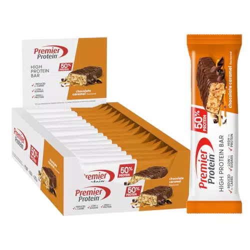 Premier Protein Proteinriegel - 50% Protein - Low Sugar - Low Carb - palmölfrei