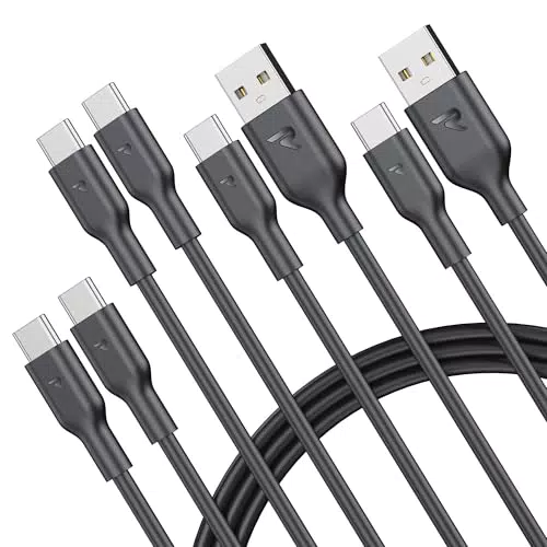 RAMPOW USB C Kabel - Schnellladekabel für iPhone 15/16, MacBook und Samsung